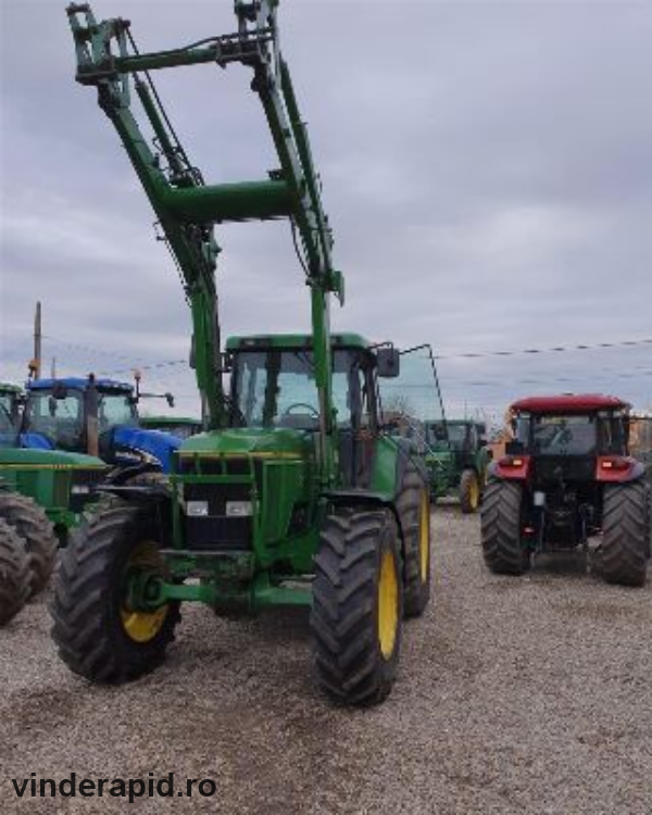 Tractor john deere 7710, an 2000, ac, 170 cp, 4x4 + încărcator j
