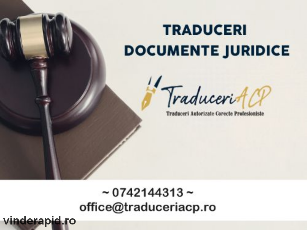 Traduceri documente juridice