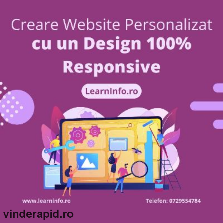 LearnInfo.ro - Website cu design personalizat