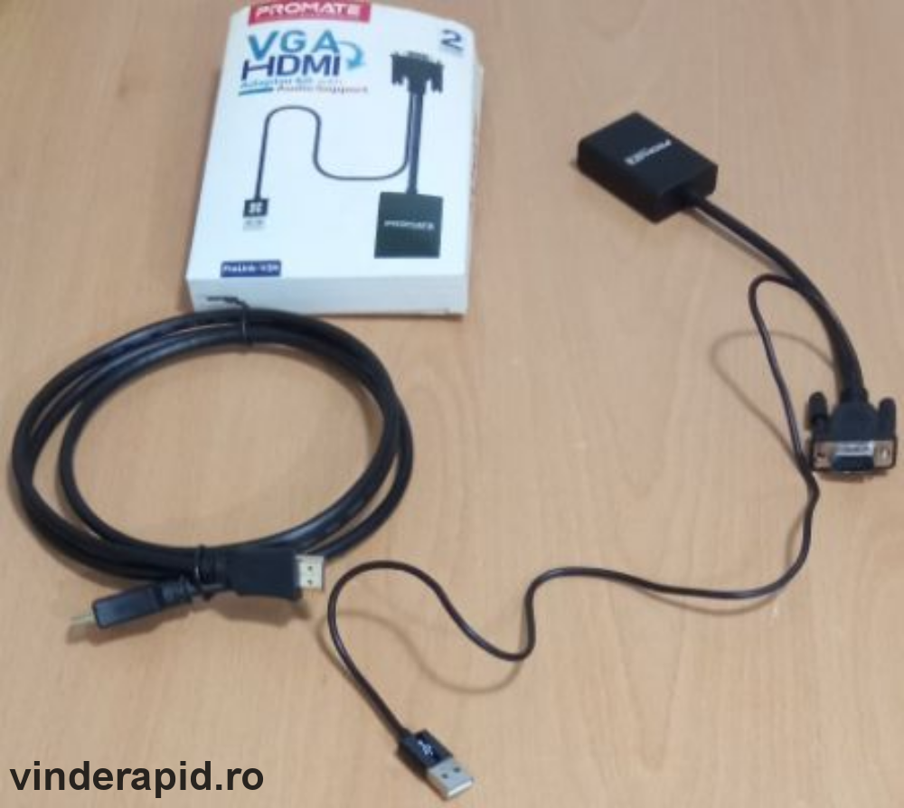 Vand Adaptor Convertor de la VGA la HDMI PROMATE prolink-V2H cu