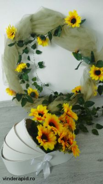 Flori artificiale ,decor cristelniță