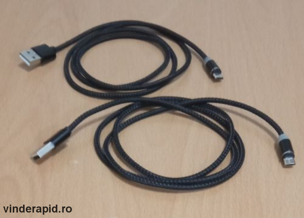 Vand Cablu de Incarcare Magnetic cu Led , USB la type MINI USB