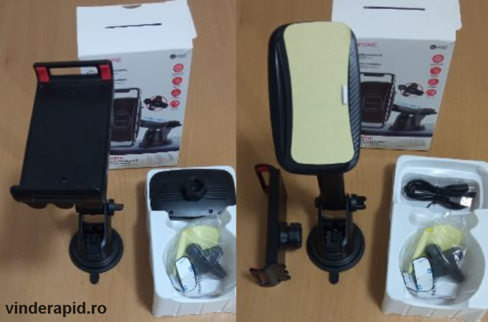 Vand Suport/incarcator  Auto Wireless Charge Borofone pentru Tel