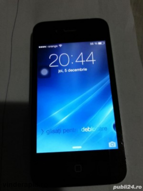 Iphone 4 black 16gb 400 RON 0  A